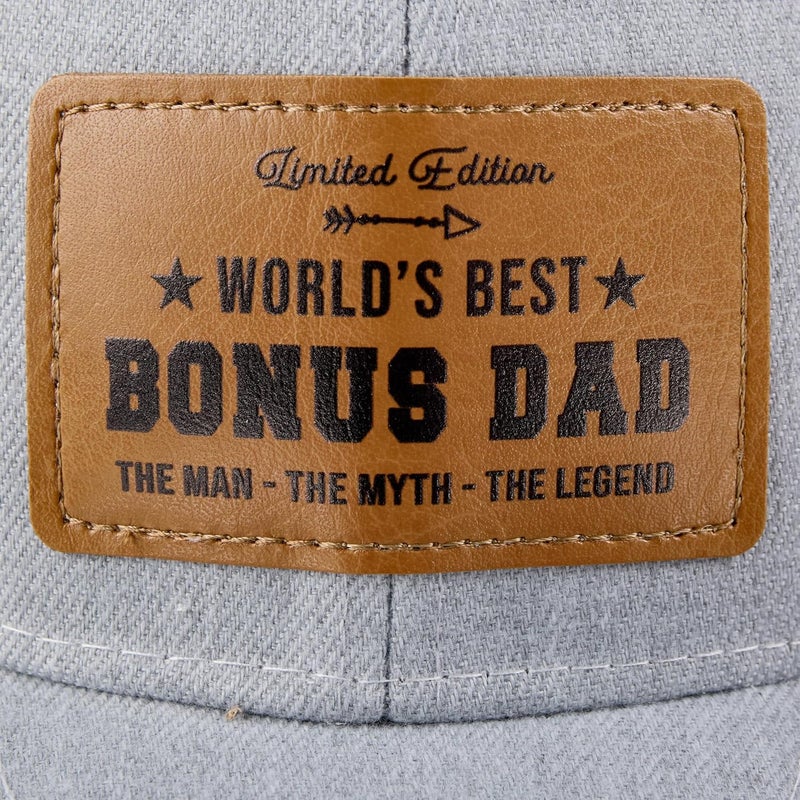 VIOZOFA Men's Hat Gifts - Men Cap Gifts for Christmas Father's Day Birthday Trucker Hat Leather Pattern Baseball Cap - Image 3